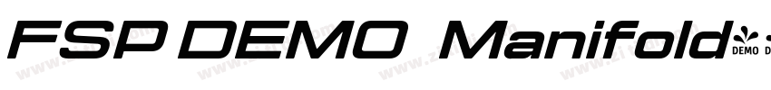 FSP DEMO   Manifold字体转换